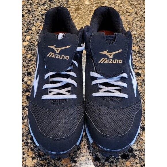 Mizuno Men’s 9-Spike Advanced Mizuno Pro Elite Baseball Cleats Black - Size 15 - Picture 11 of 14